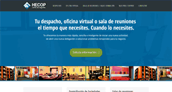 Desktop Screenshot of hecop-centrodenegocios.com